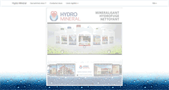 Desktop Screenshot of hydro-mineral.fr